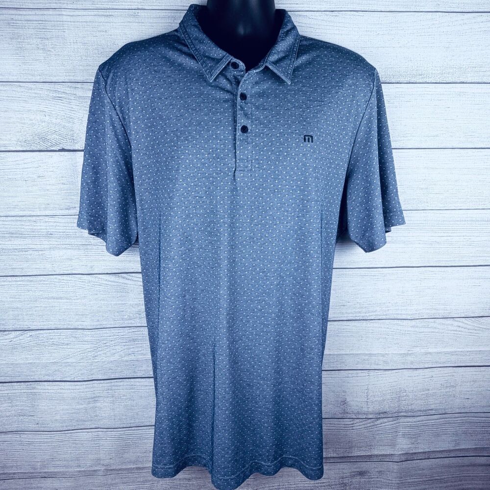 TravisMathew Blue Golf Polo XXL - Picture 6 of 11